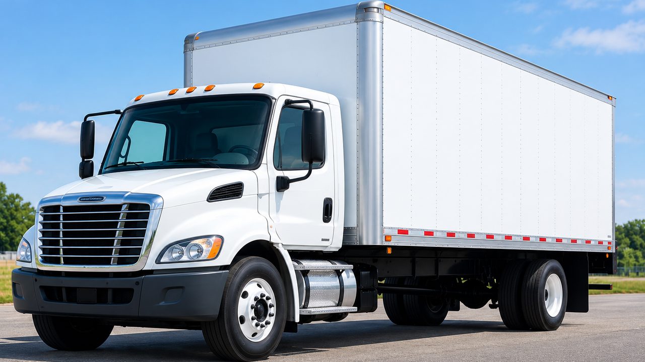 White box truck